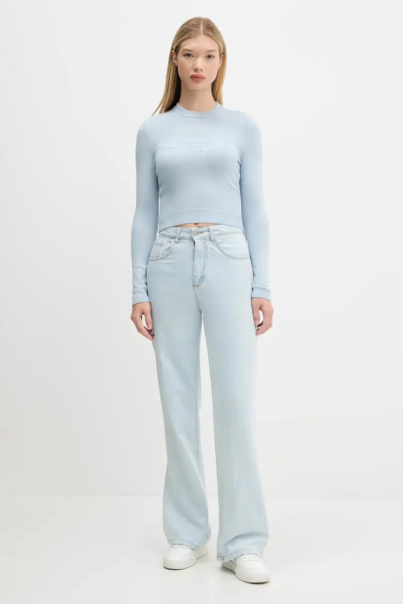 maglione donna colore blu 50543054 miniatura 2