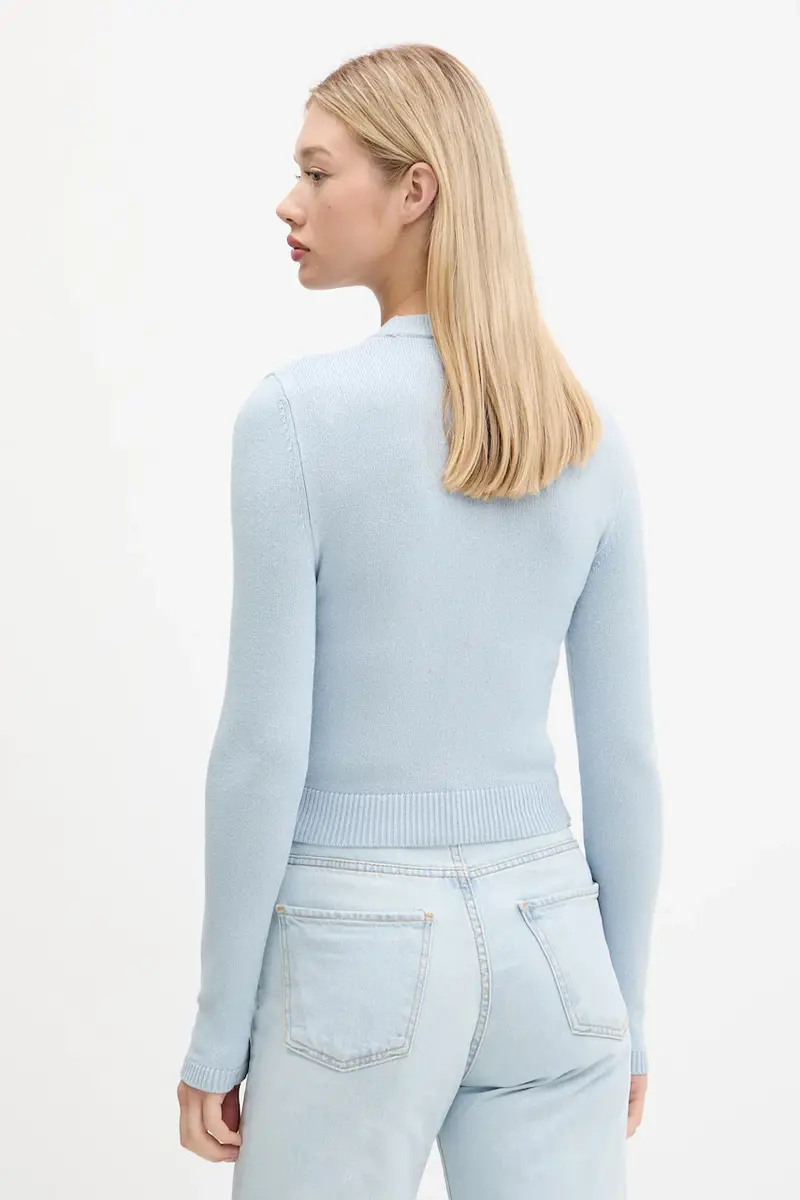 maglione donna colore blu 50543054 miniatura 3