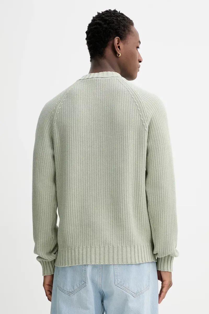 maglione in cotone Verde miniatura 3