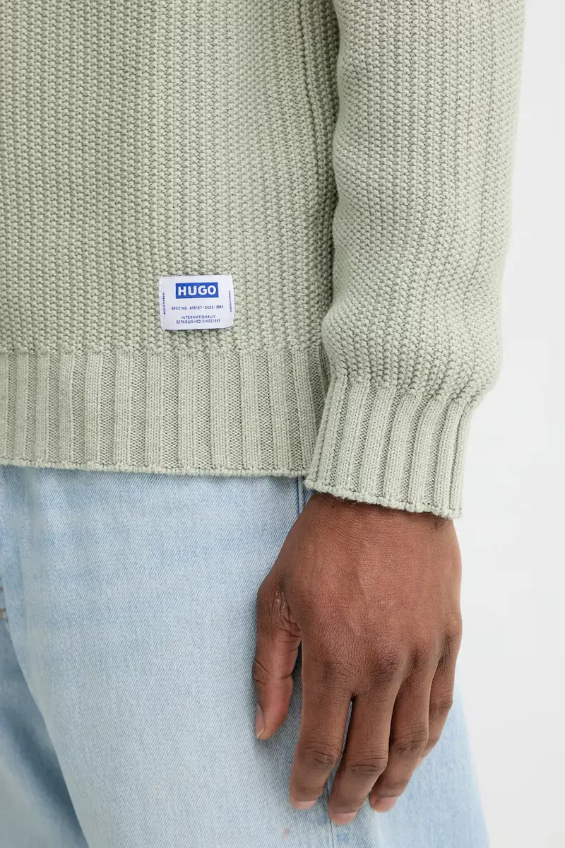 maglione in cotone Verde miniatura 5