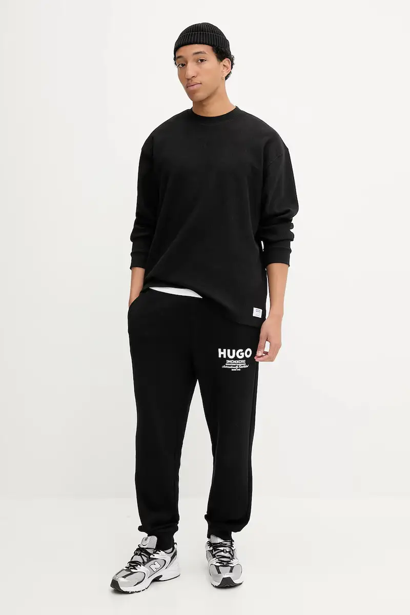 maglione uomo colore beige 50534454 Nero miniatura 2