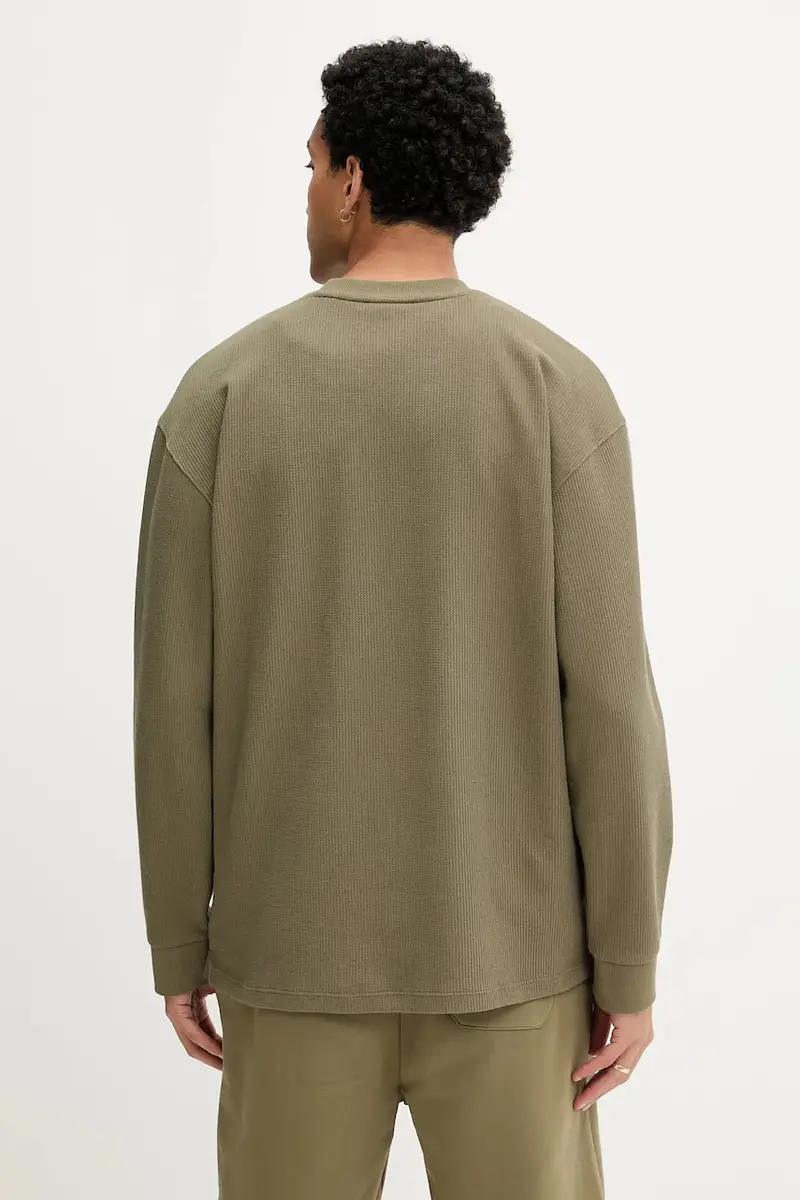 maglione uomo colore beige 50534454 Verde miniatura 3