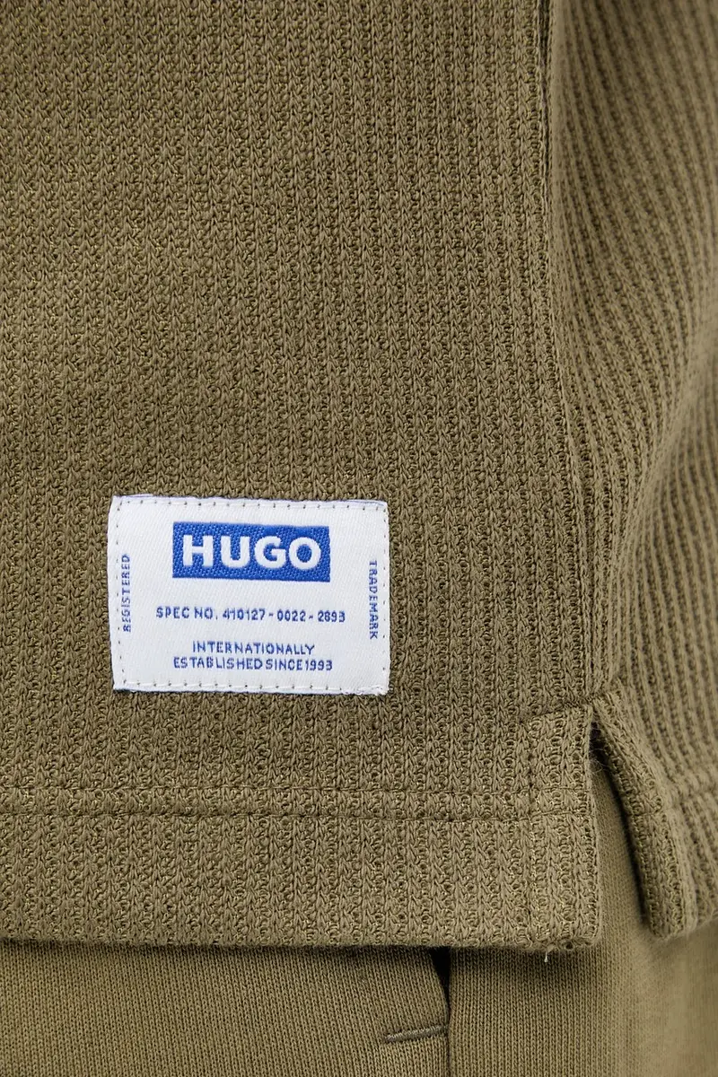 maglione uomo colore beige 50534454 Verde miniatura 5