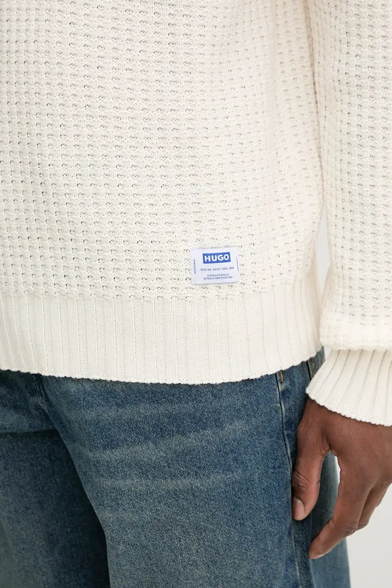 maglione uomo colore beige 50548853 miniatura 5