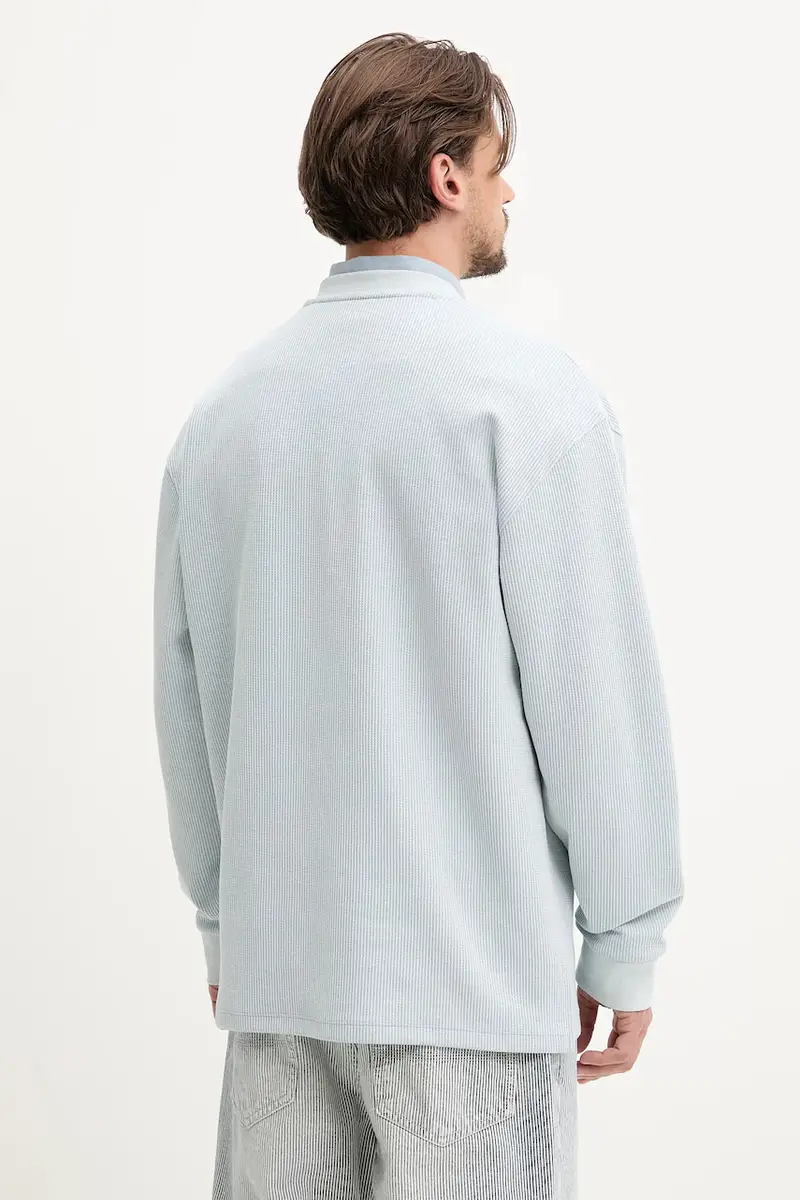 maglione uomo colore blu 50534454 miniatura 3