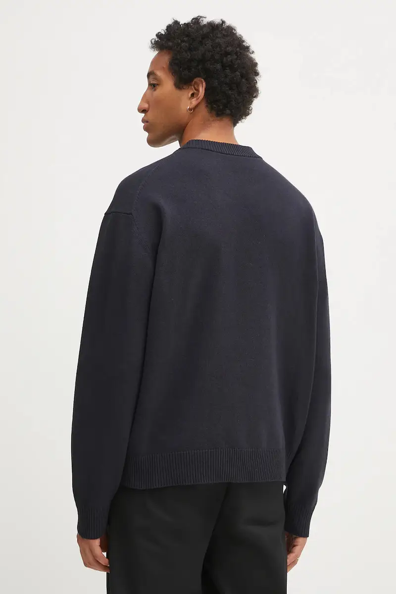 maglione uomo colore blu navy 50543784 miniatura 3