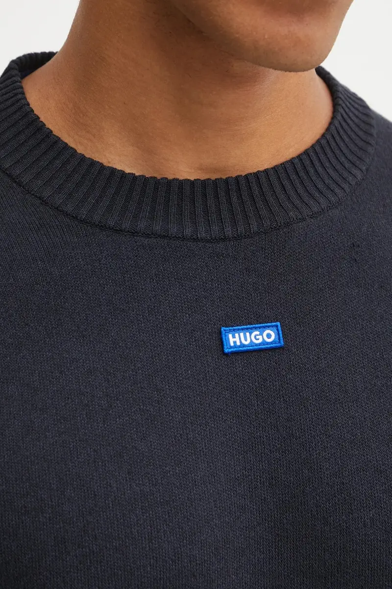 maglione uomo colore blu navy 50543784 miniatura 5