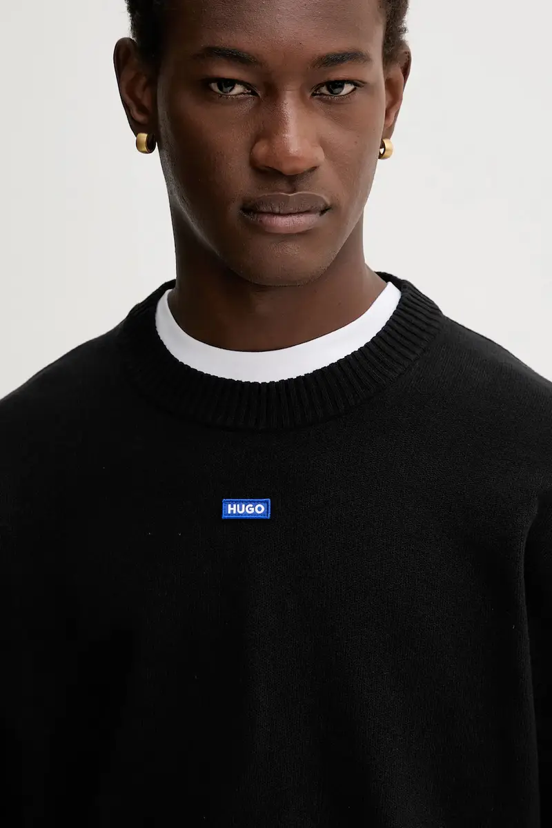 maglione uomo colore nero 50543784 miniatura 4