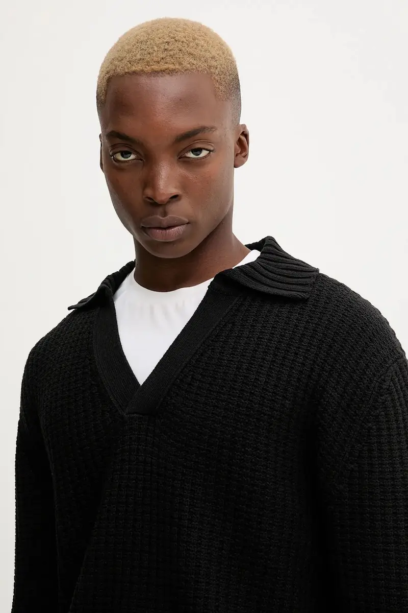 maglione uomo colore nero 50548853 miniatura 4