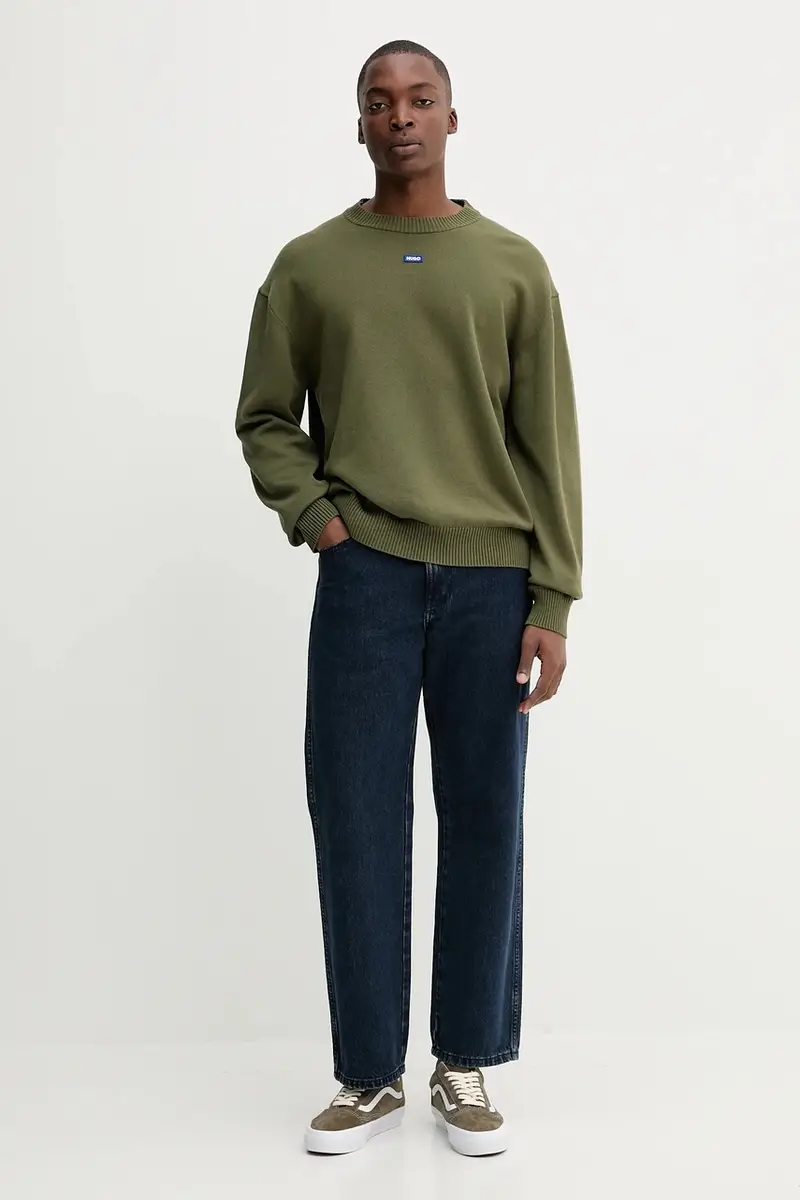 maglione uomo colore verde 50543784 miniatura 2