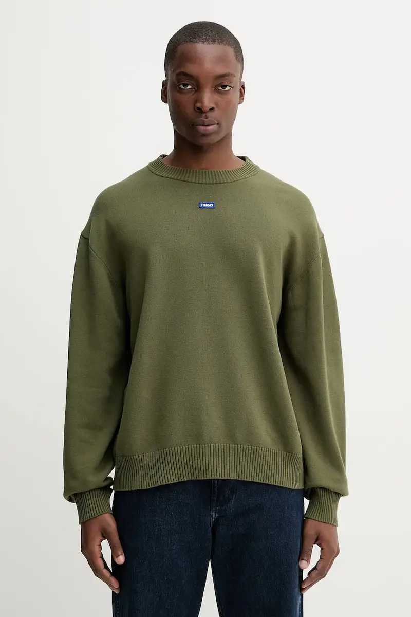 maglione uomo colore verde 50543784