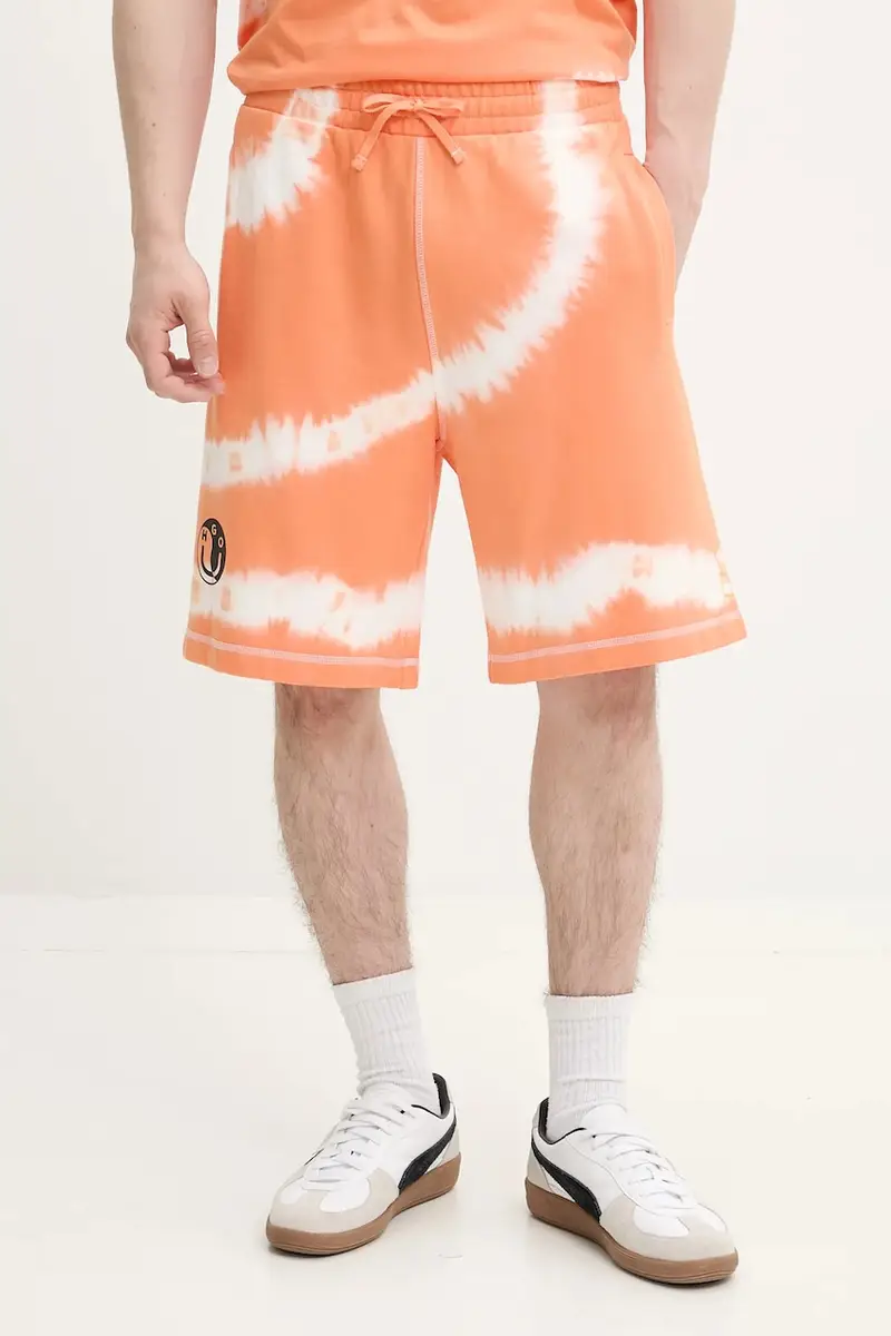 pantaloncini in cotone uomo colore arancione 50535212