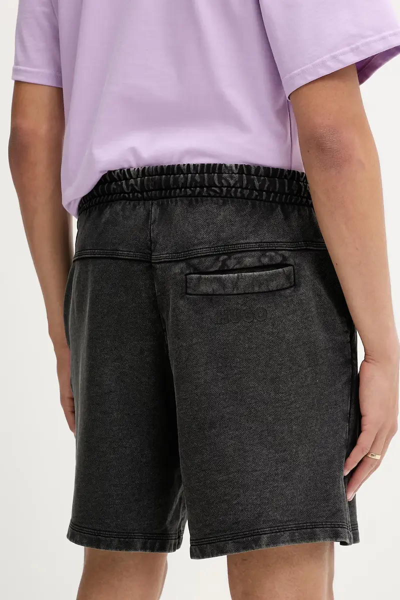 pantaloncini in cotone uomo colore grigio 50542671 miniatura 3