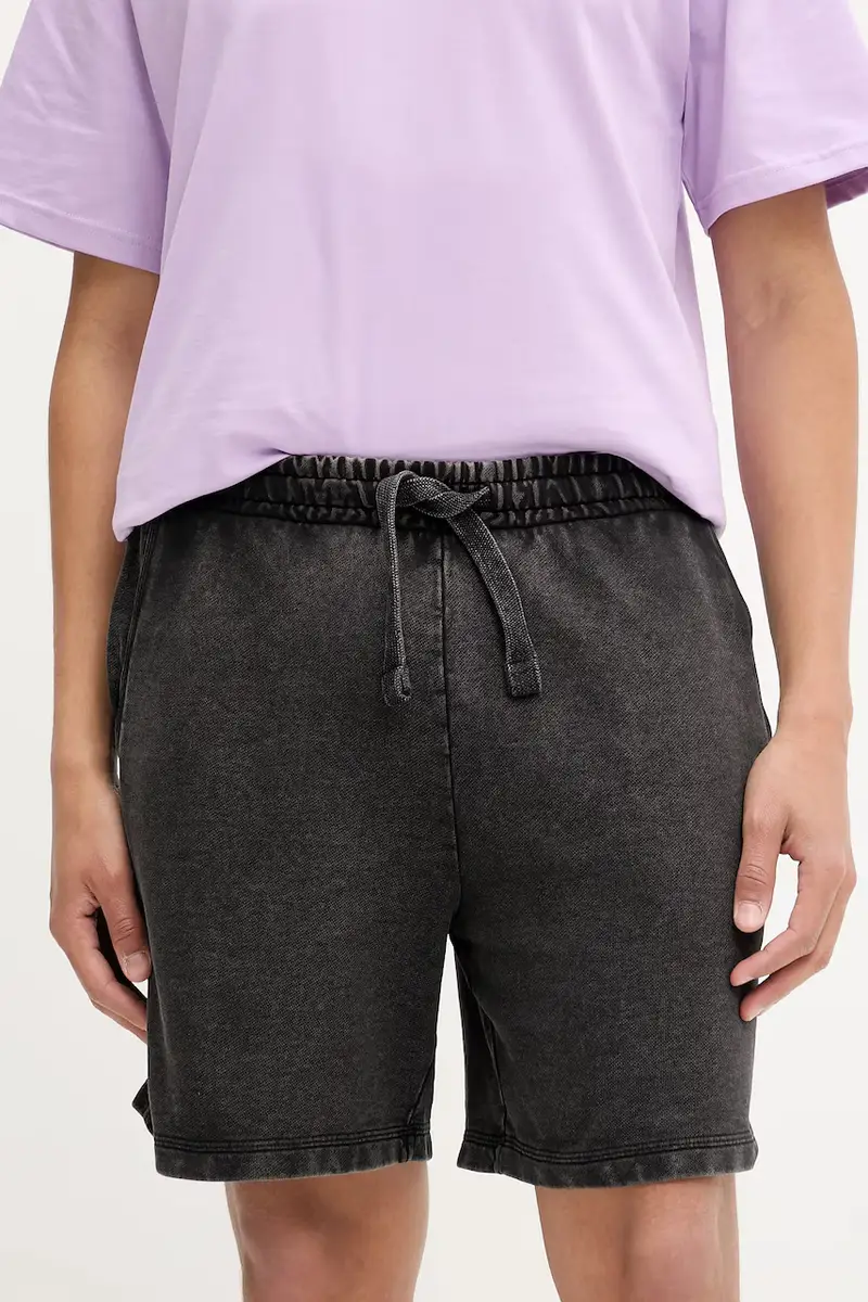 pantaloncini in cotone uomo colore grigio 50542671