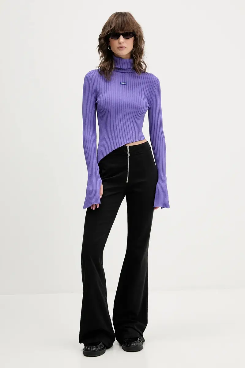 pantaloni donna colore nero 50546832 miniatura 2