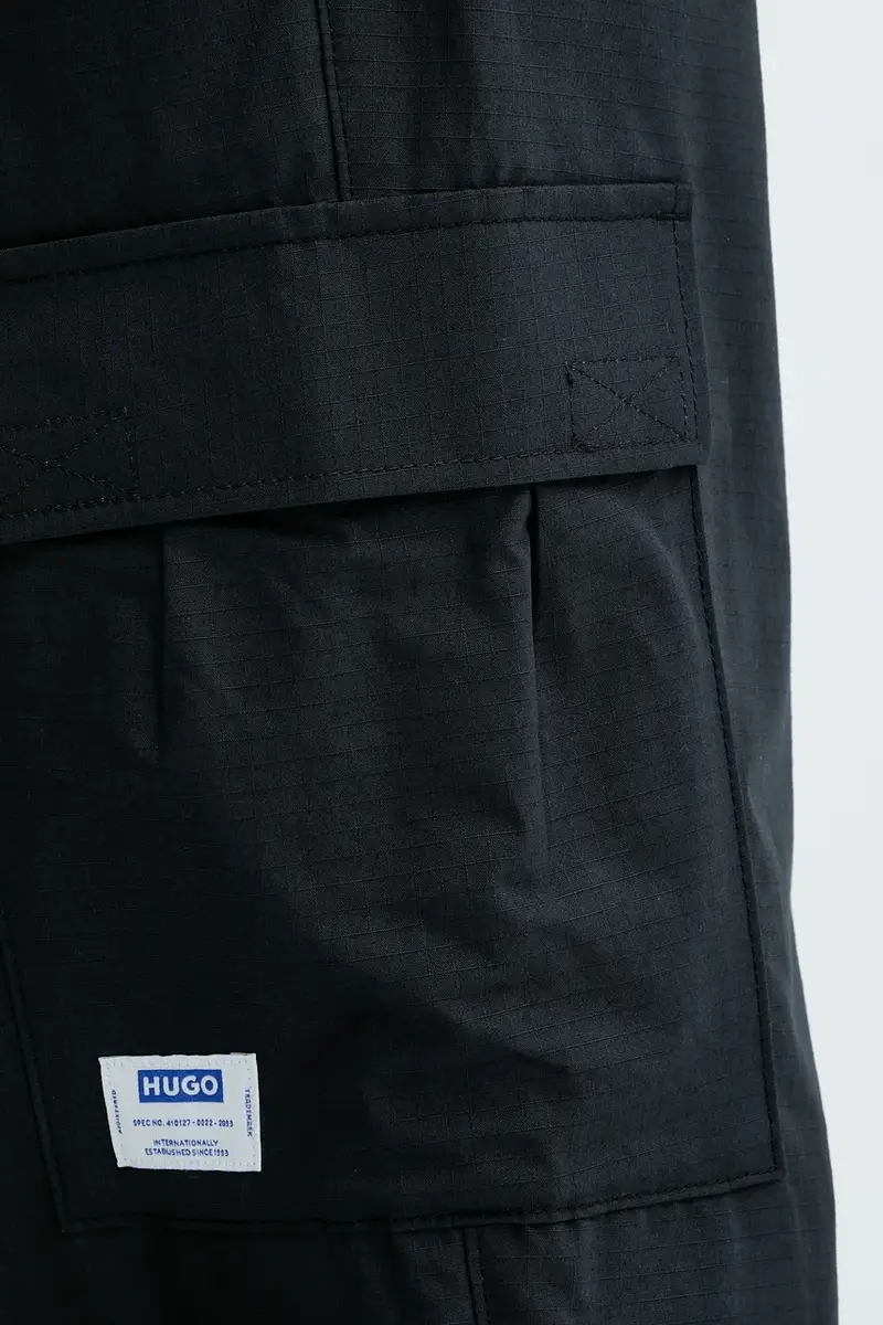 pantaloni in cotone uomo colore nero 50545643 miniatura 4