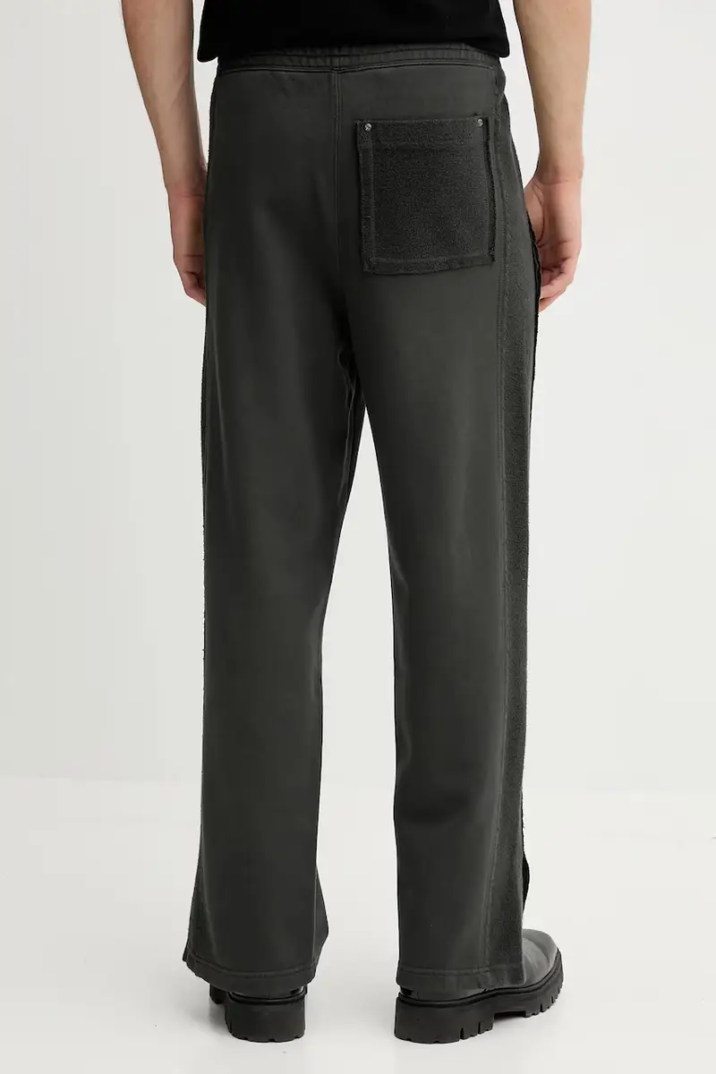 pantaloni tuta di cotone uomo colore grigio 50542841 miniatura 3