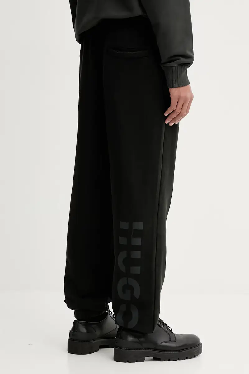 pantaloni tuta uomo colore nero 50546634 miniatura 3