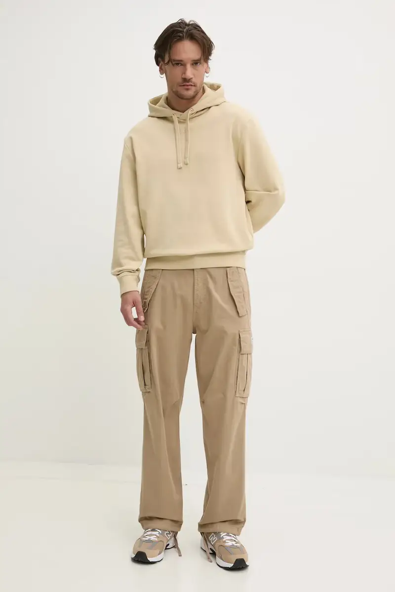 pantaloni uomo colore beige 50539092 miniatura 2