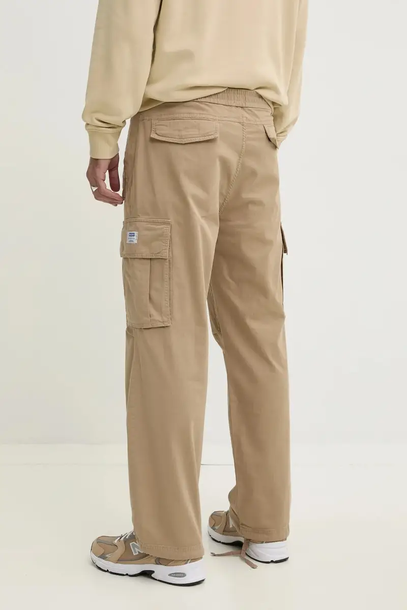 pantaloni uomo colore beige 50539092 miniatura 3
