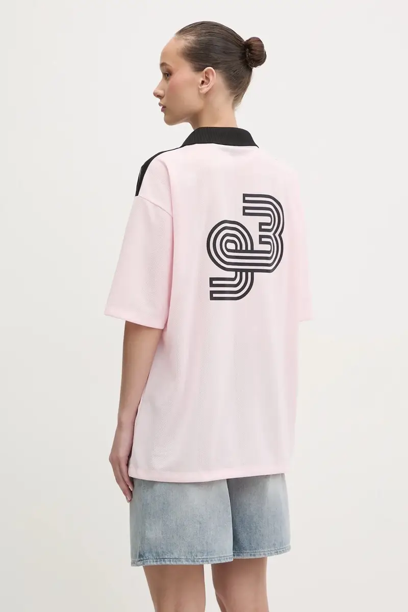 HUGO Blue Polo Donna Rosa 3157950 miniatura 3