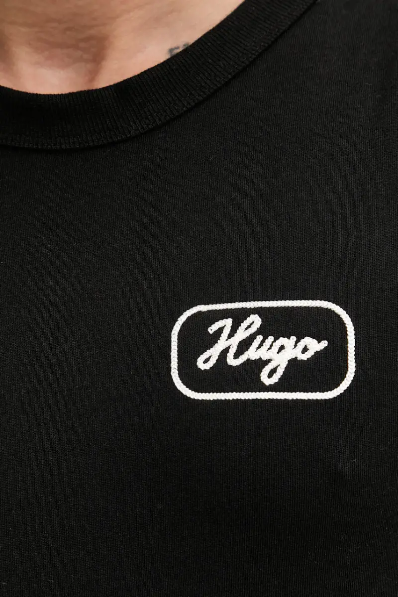 t-shirt in cotone colore nero 50534750 miniatura 5