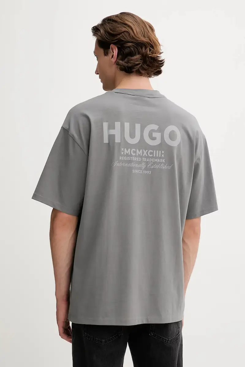 HUGO Blue T-shirt Uomo Rosa 3137403 miniatura 3