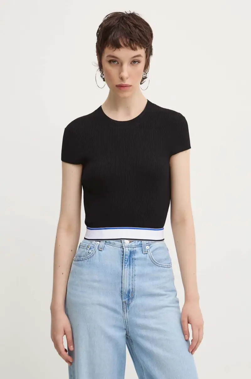 HUGO Blue T-shirt Nero 4157636