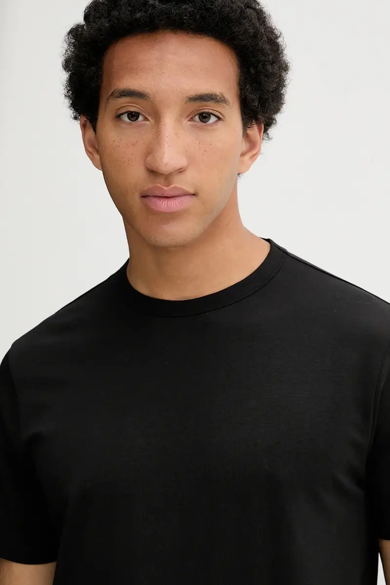 HUGO Blue T-shirt Uomo Nero 2985391 miniatura 4