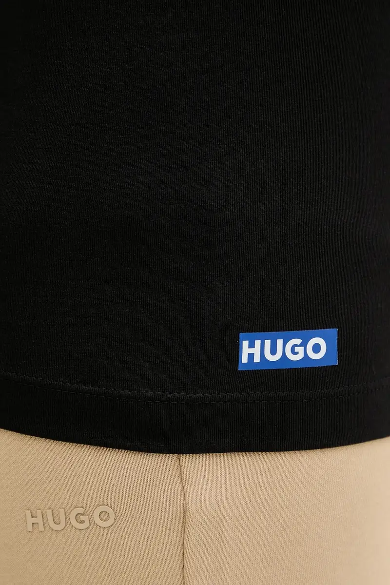HUGO Blue T-shirt Uomo Nero 2985391 miniatura 5