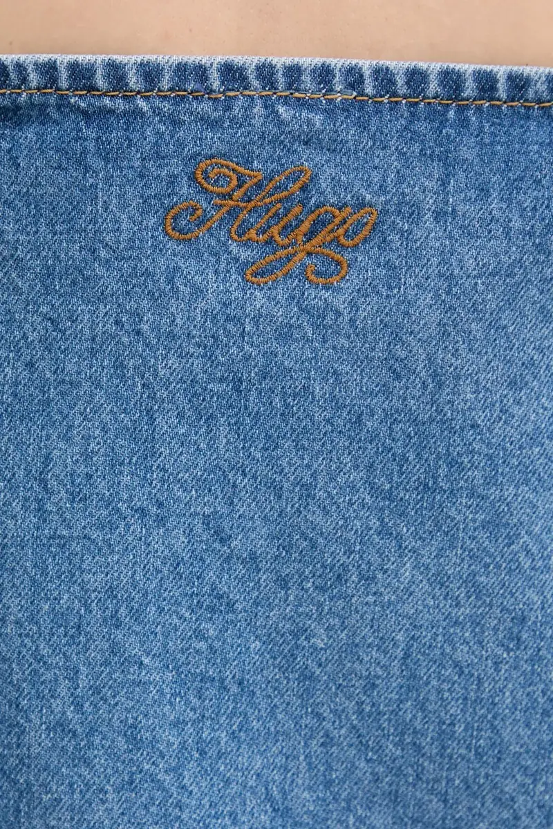 vestito in cotone colore blu 50540560 miniatura 5