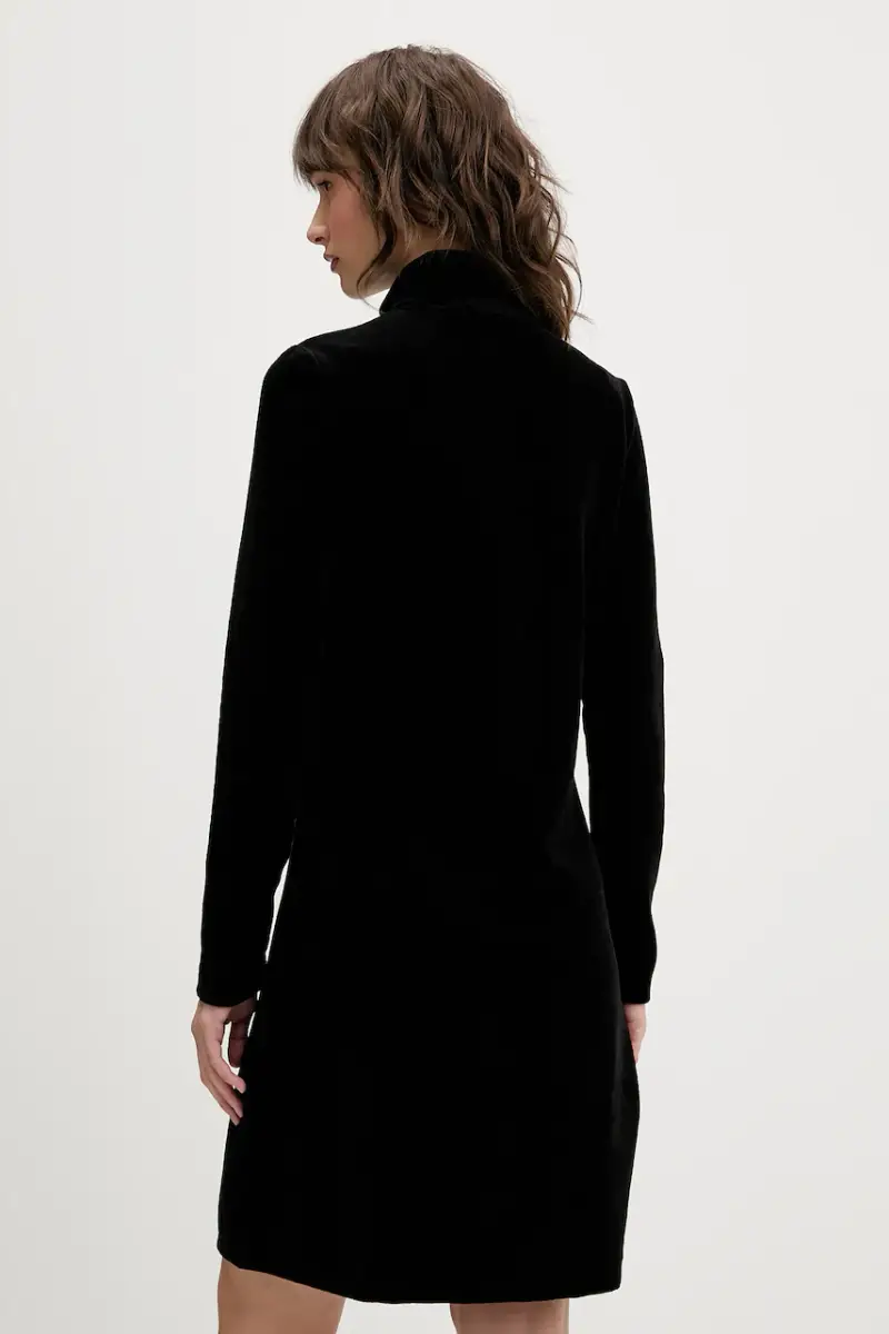 vestito in velluto colore nero 50549677 miniatura 3