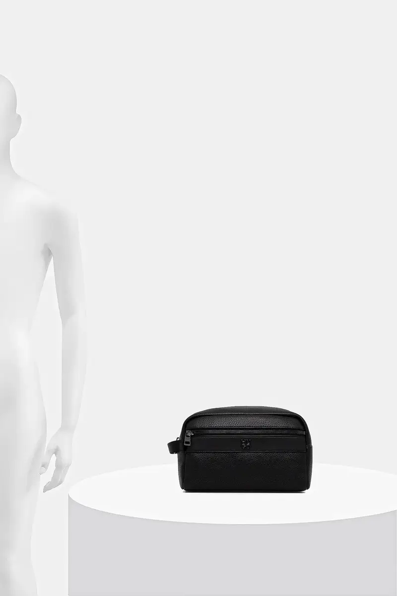 borsa da toilette colore nero 50552293 miniatura 5