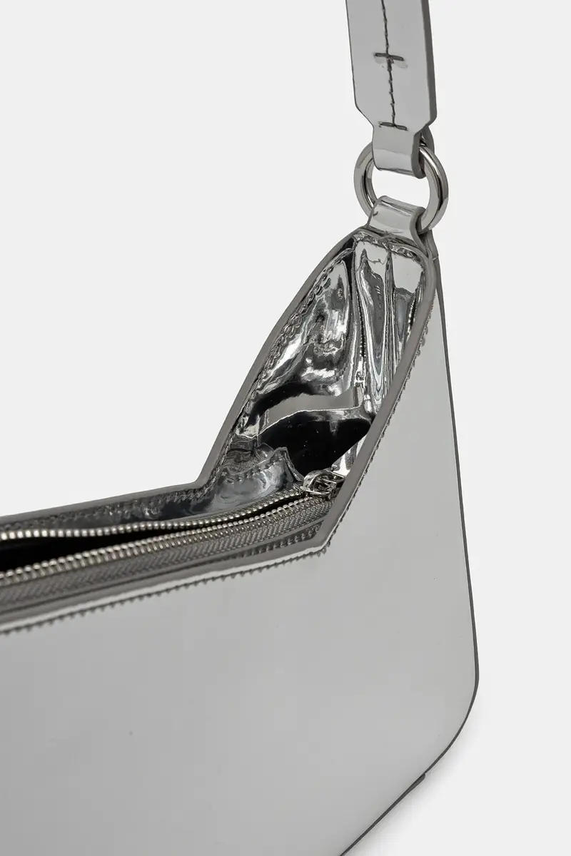 borsetta colore argento 50536243 miniatura 4