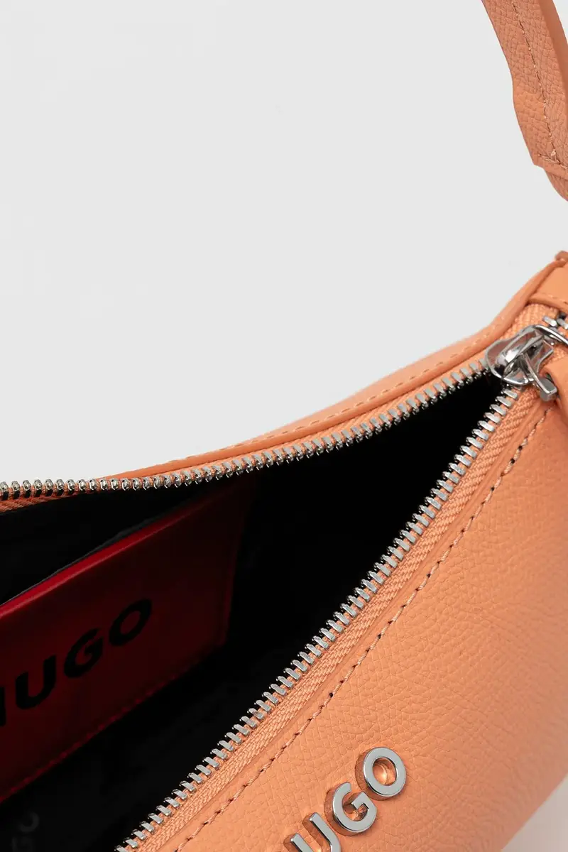 borsetta colore nero 50516666 Arancione miniatura 5