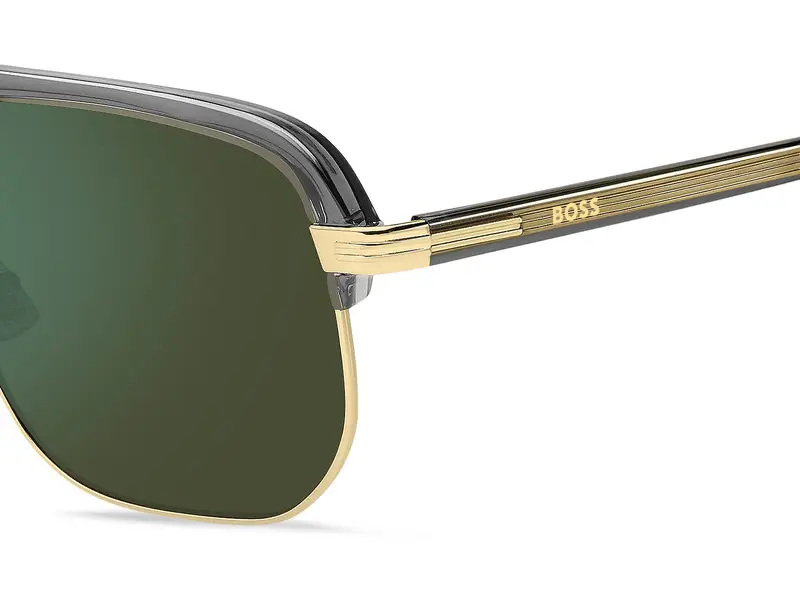 Hugo Boss BOSS 1752/S FT3/MT Occhiali da sole Verde Specchiato miniatura 2