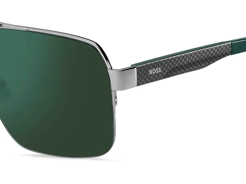 Hugo Boss BOSS 1767/S 6LB/MT Occhiali da sole Verde Specchiato miniatura 2