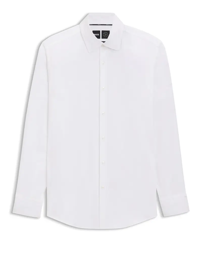 camicia classica hugo boss da uomo - bianco