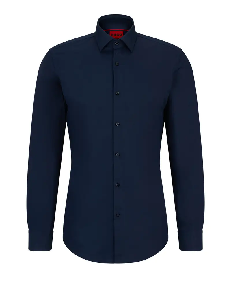 camicia classica hugo boss da uomo - blu