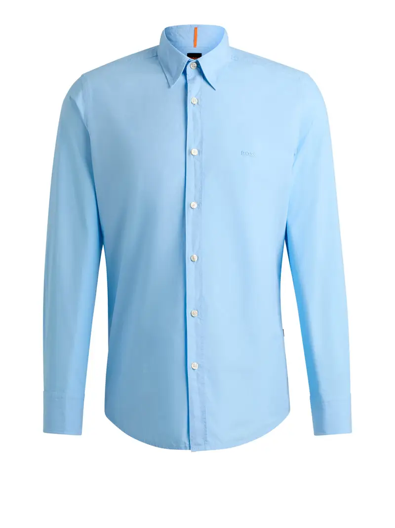 camicia classica hugo boss da uomo - celeste