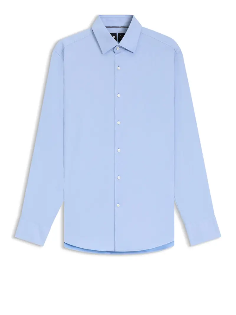 camicia classica hugo boss da uomo - celeste