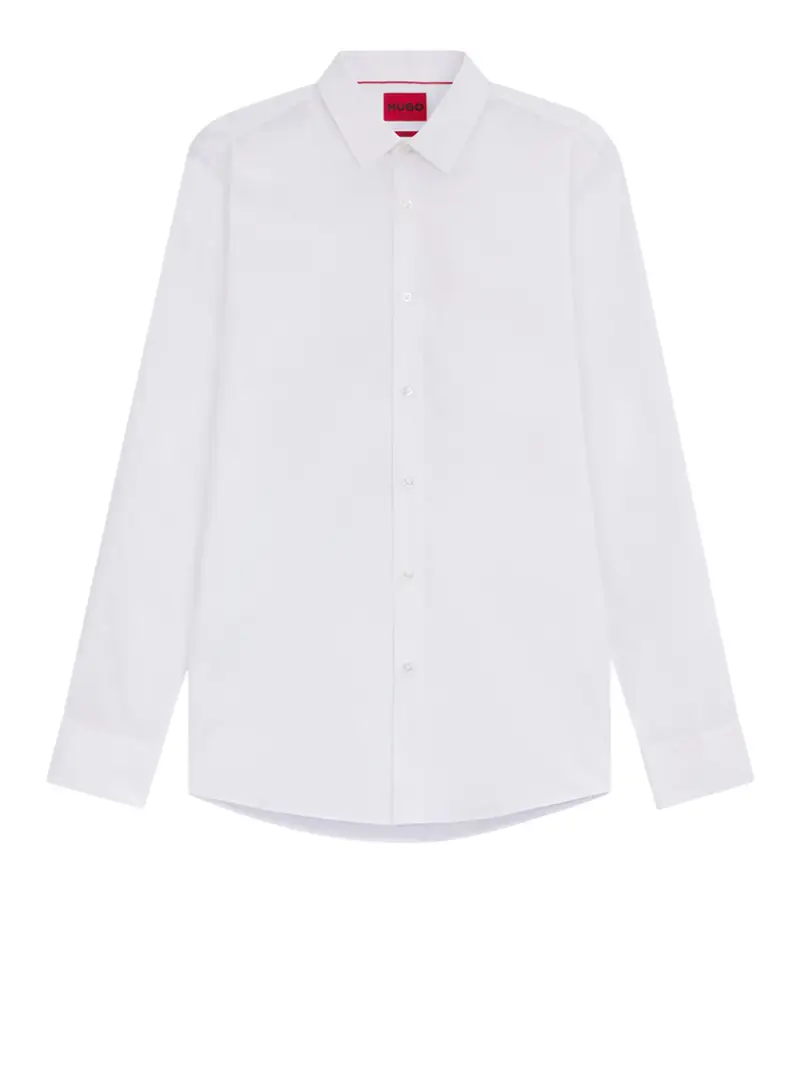 camicia classica hugo boss elisha02 da uomo - bianco