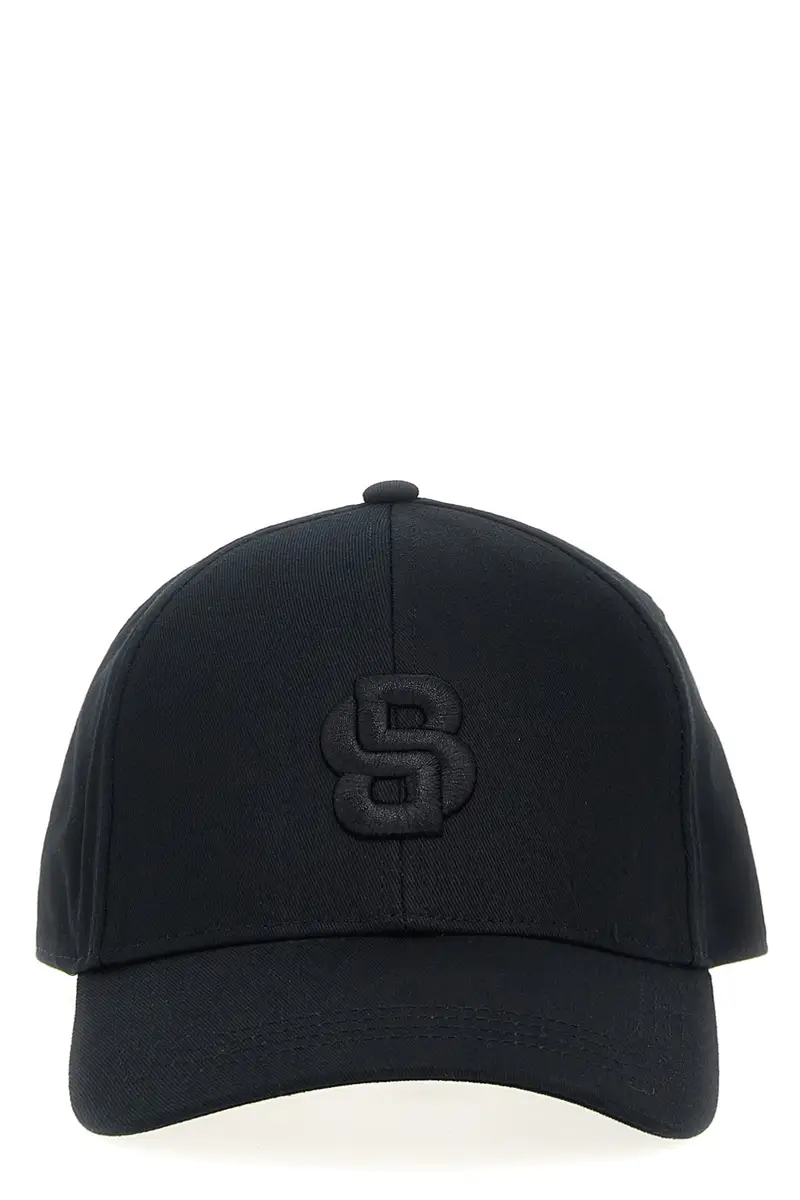 Cappellino Ricamo Logo Nero