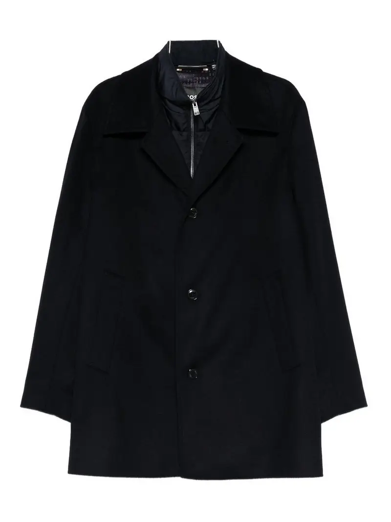 Cappotto Con Bottoni Blu