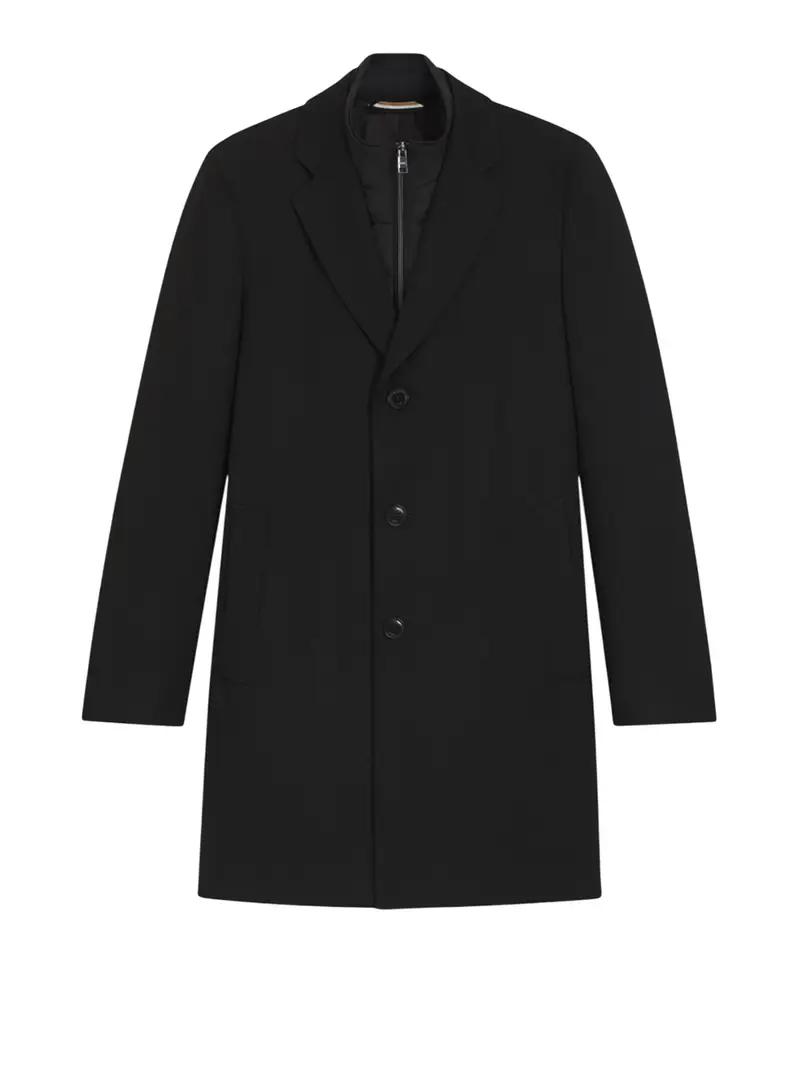 cappotto hugo boss hyde da uomo - nero
