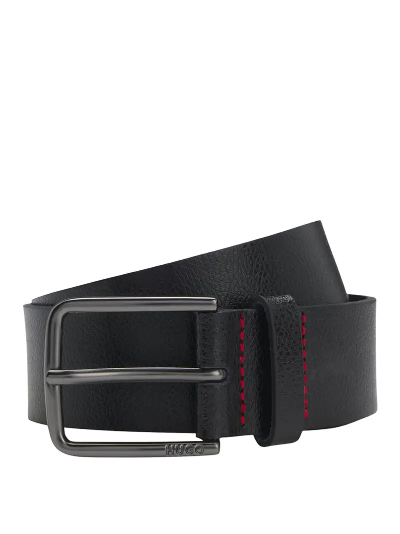 cintura hugo boss gerik da uomo - nero