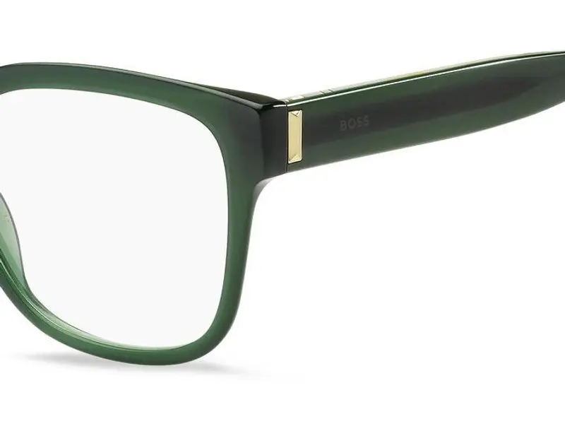Hugo Boss Donna BOSS 1456 1ED Montature da vista Bio-acetato Verde Squadrata miniatura 3