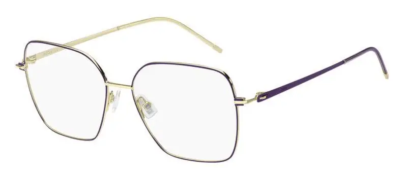 Hugo Boss Donna BOSS 1464 S9E Montature da vista Acciaio Oro/Viola  Squadrata