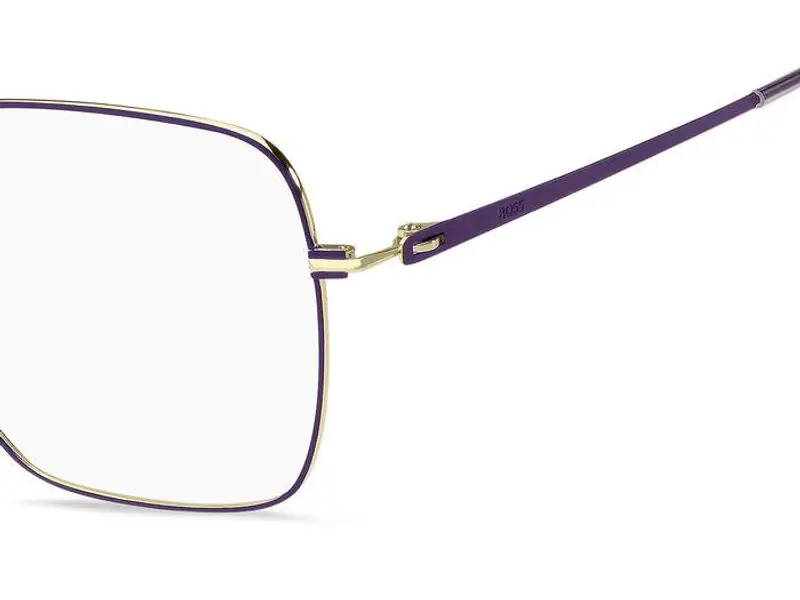 Hugo Boss Donna BOSS 1464 S9E Montature da vista Acciaio Oro/Viola Squadrata miniatura 3