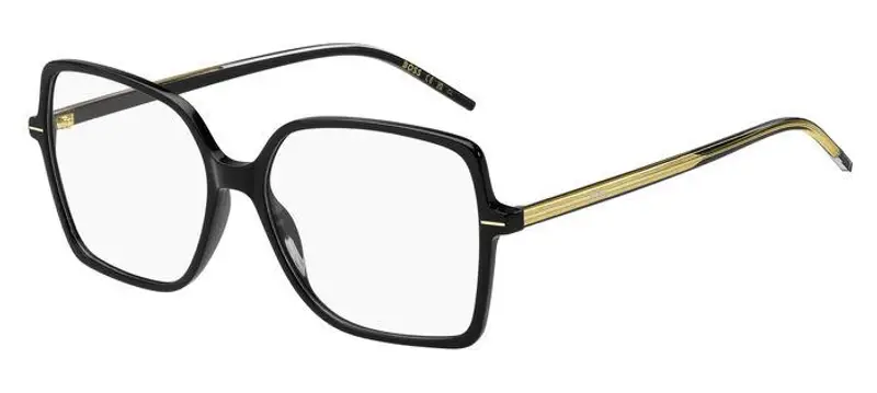 Hugo Boss Donna BOSS 1587 7C5 Montature da vista Acetato Nero/Cristallo  Squadrata